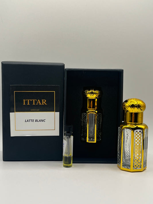 Latte Blanc | Huile parfumée attar sans alcool gourmande et musquée