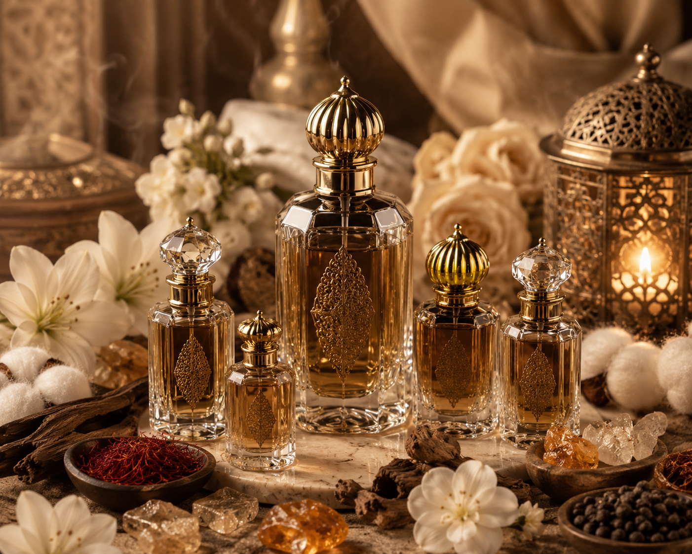 Parfums musc en huile parfumée attar sans alcool
