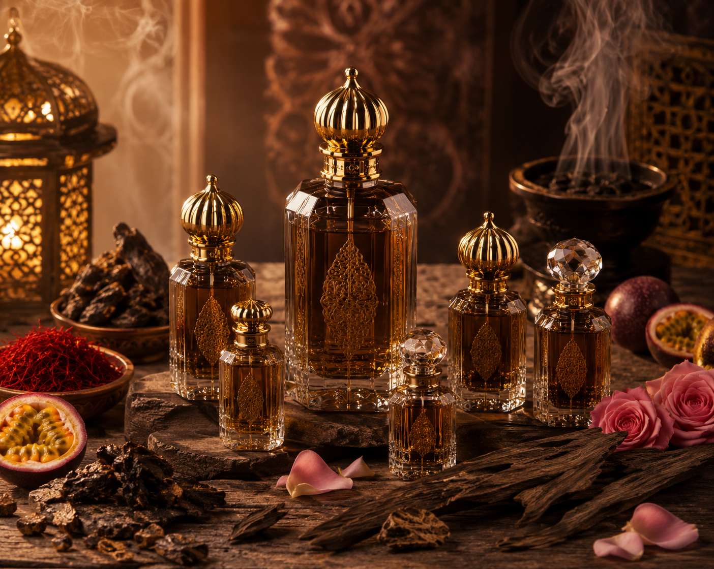 Parfums oud en huile parfumée attar sans alcool
