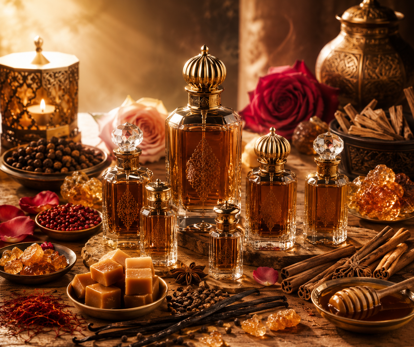 Parfums gourmands en huile parfumée attar sans alcool