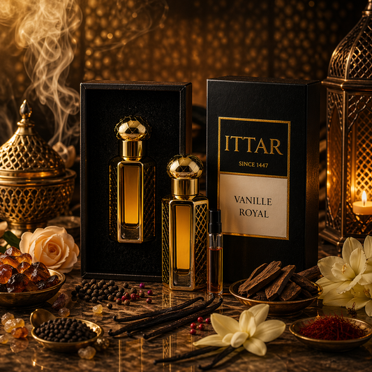 Vanille Royale | Huile parfumée attar sans alcool épicée et boisée