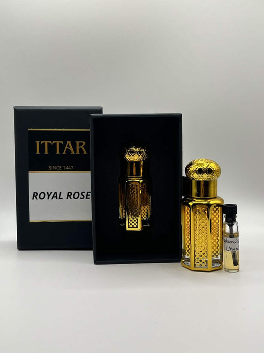 Parfum attar Royal Rose floral élégant inspiré Chanel Mademoiselle sans alcool